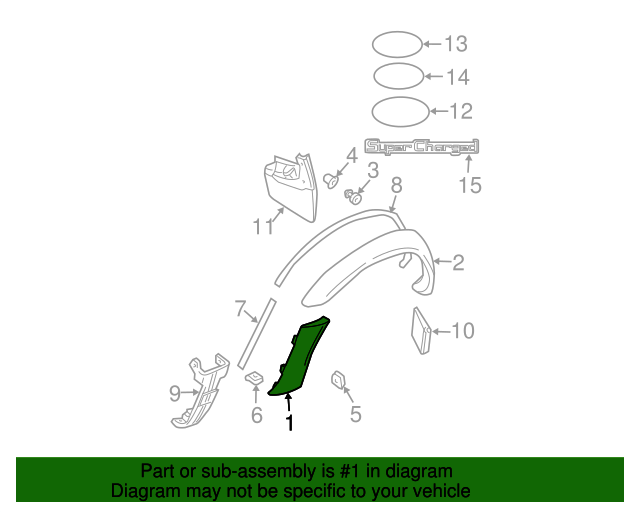 パーツ xe0954 MUDGUARD SET-FRONT FENDER,RH 638541AA0A | Nissan Parts