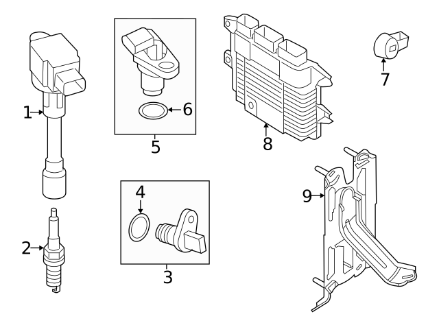 New Genuine Nissan B39-Secndry Ignitin 224486LB0A OE | eBay