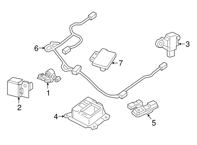 2013-2022 Nissan Occupant Sensor Supplemental Restraint